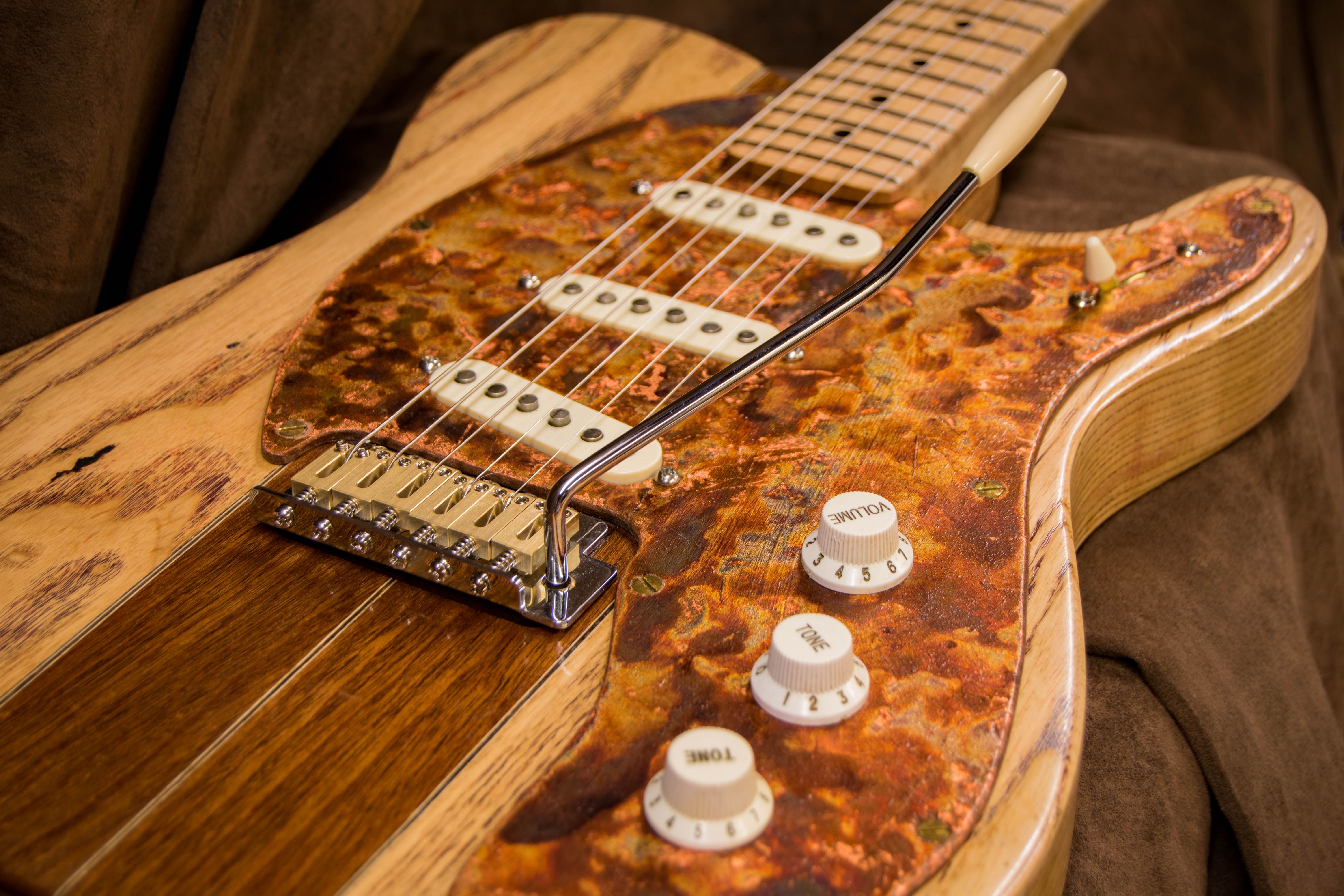 Copper Ash SSS Electric Guitar